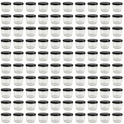 Vitrea 100x Marmeladengläser 230 ml mit Deckel Schwarz TO 82 Einmachgläser zum befüllen mit Schraubdeckel Sturzgläser für Marmelade Schraubgläser leere Gläser 100 Stück Vitrea 100x Marmeladengläser 230 ml mit Deckel Schwarz TO 82 Einmachgläser zum befüllen mit Schraubdeckel Sturzgläser für Marmelade Schraubgläser leere Gläser 100 Stück