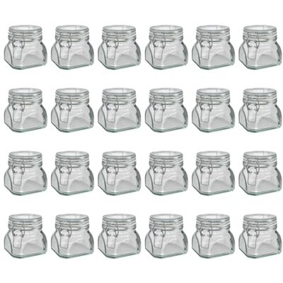WELLGRO Einmachglas mit Bügelverschluss 550 ml Bügelverschlussglas Glas Made in Germany Menge und Farbe wählbar, Farbe:Weiß, Stückzahl:24 Stück WELLGRO Einmachglas mit Bügelverschluss 550 ml Bügelverschlussglas Glas Made in Germany Menge und Farbe wählbar, Farbe:Weiß, Stückzahl:24 Stück