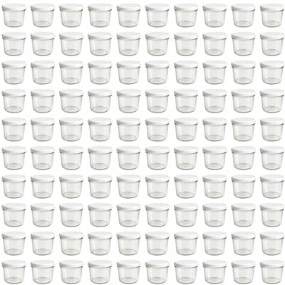 Vitrea 100x Marmeladengläser 230 ml mit Deckel Weiß TO 82 Einmachgläser zum befüllen mit Schraubdeckel Sturzgläser für Marmelade Schraubgläser leere Gläser 100 Stück Vitrea 100x Marmeladengläser 230 ml mit Deckel Weiß TO 82 Einmachgläser zum befüllen mit Schraubdeckel Sturzgläser für Marmelade Schraubgläser leere Gläser 100 Stück