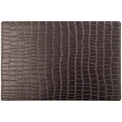 APS 60537 Tischset „Croco", Set, Platzdeckchen aus Kunststoff, rutschhemmende Unterseite, 30 x 45 cm, braun APS 60537 Tischset „Croco", Set, Platzdeckchen aus Kunststoff, rutschhemmende Unterseite, 30 x 45 cm, braun