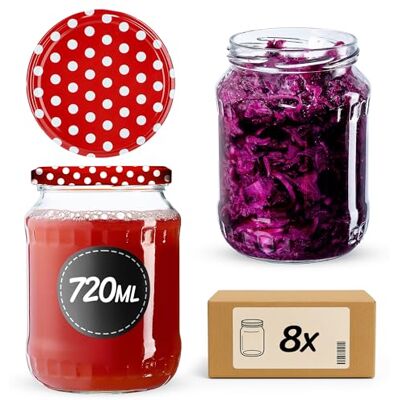 KADAX Gläser 720ml Rote Erbsen - Konserven KADAX Gläser 720ml Rote Erbsen - Konserven