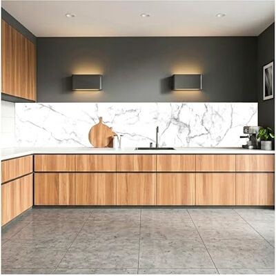 Dimex Küchenrückwand Folie selbstklebend WEISSER MARMOR Klebefolie Dekofolie Spritzschutz für Küche Made in EU 350 cm x 60 cm Dimex Küchenrückwand Folie selbstklebend WEISSER MARMOR Klebefolie Dekofolie Spritzschutz für Küche Made in EU 350 cm x 60 cm