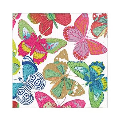 Caspari Servietten für Cocktail- oder Tee, 25 cm, quadratisch, 50,8 Stück Caspari Servietten für Cocktail- oder Tee, 25 cm, quadratisch, 50,8 Stück