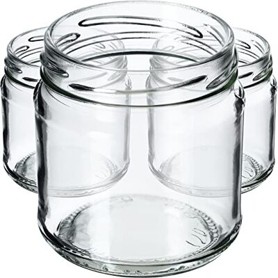 KADAX - 200 ml Gläser - 66 mm Durchmesser - Glas - Glasbehälter KADAX - 200 ml Gläser - 66 mm Durchmesser - Glas - Glasbehälter