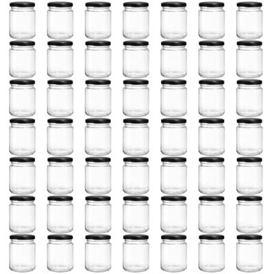 Vitrea 50x Marmeladengläser 275 ml mit Deckel Schwarz TO 66 Einmachgläser zum befüllen mit Schraubdeckel Sturzgläser für Marmelade Schraubgläser leere Gläser 50 Stück Vitrea 50x Marmeladengläser 275 ml mit Deckel Schwarz TO 66 Einmachgläser zum befüllen mit Schraubdeckel Sturzgläser für Marmelade Schraubgläser leere Gläser 50 Stück