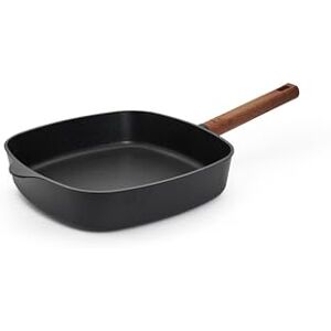 Woll Eco Logic QXR Viereckpfanne Induktiv -, 28 x 28 cm, 6.5 cm hoch, mit festem nachhaltigem Holzstiel Geeignet für alle Herdarten, PFAS-frei, Antihaft-Versiegelung, Aluminiumguss Woll Eco Logic QXR Viereckpfanne Induktiv -, 28 x 28 cm, 6.5 cm hoch, mit festem nachhaltigem Holzstiel Geeignet für alle Herdarten, PFAS-frei, Antihaft-Versiegelung, Aluminiumguss