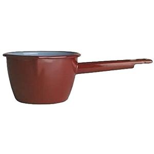 IBILI Stielkasserolle konisch 16 cm aus emailliertem Stahl in braun IBILI Stielkasserolle konisch 16 cm aus emailliertem Stahl in braun