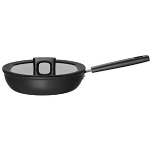 Fiskars Sautierpfanne mit Deckel, Ø 26 cm, Füllmenge: 2,8 Liter, Für alle Kochfelder geeignet, Aluminium/Kunststoff, Kratzfest, Antihaftbeschichtung, Hard Face, Schwarz, 1052231 Fiskars Sautierpfanne mit Deckel, Ø 26 cm, Füllmenge: 2,8 Liter, Für alle Kochfelder geeignet, Aluminium/Kunststoff, Kratzfest, Antihaftbeschichtung, Hard Face, Schwarz, 1052231