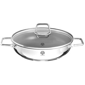 Schulte-Ufer Edelstahl-Dampfgarschale - Pfanne - Induktion Schulte-Ufer Edelstahl-Dampfgarschale - Pfanne - Induktion