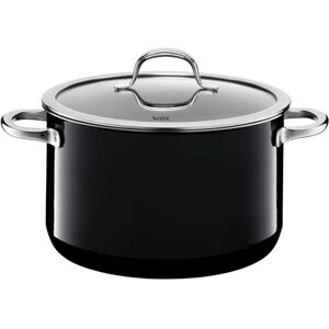 Silit Passion Black Kochtopf hoch 24cm, Glasdeckel, Fleischtopf 6,4l, Silargan Funktionskeramik, Topf Induktion, schwarz Silit Passion Black Kochtopf hoch 24cm, Glasdeckel, Fleischtopf 6,4l, Silargan Funktionskeramik, Topf Induktion, schwarz