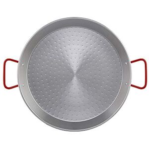 Metaltex Paella-Pfanne aus poliertem Stahl, 13 Rationen, 50 cm Metaltex Paella-Pfanne aus poliertem Stahl, 13 Rationen, 50 cm