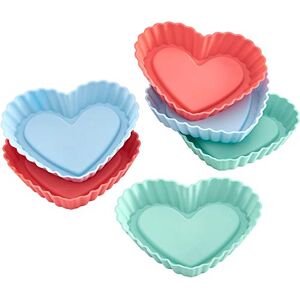 Lurch 83017 FlexiForm Tortelett Herz 6er Set / 6 Backförmchen für kleine Herzen aus 100% BPA-freiem Platin Silikon, Pastel Mix Lurch 83017 FlexiForm Tortelett Herz 6er Set / 6 Backförmchen für kleine Herzen aus 100% BPA-freiem Platin Silikon, Pastel Mix