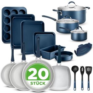 Nutrichef Marine 20-teiliges Kochgeschirr-Set Nutrichef Marine 20-teiliges Kochgeschirr-Set