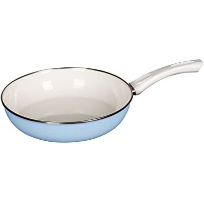 Riess , 0057-032, Ceramic Glas Pfanne Ø 28cm, Classic, BLUE, Blau, Volumen (empf.): 2,5 Liter, Herstellung in Österreich, LBH: 47,3x29,2x8,8cm, 2,003kg, Pfanne, Emailliert Riess , 0057-032, Ceramic Glas Pfanne Ø 28cm, Classic, BLUE, Blau, Volumen (empf.): 2,5 Liter, Herstellung in Österreich, LBH: 47,3x29,2x8,8cm, 2,003kg, Pfanne, Emailliert