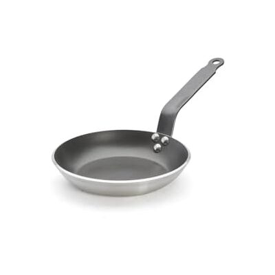 DE BUYER Runde Pfanne mit Antihaftbeschichtung Choc aus Aluminium – Durchmesser 20 cm, Grau DE BUYER Runde Pfanne mit Antihaftbeschichtung Choc aus Aluminium – Durchmesser 20 cm, Grau