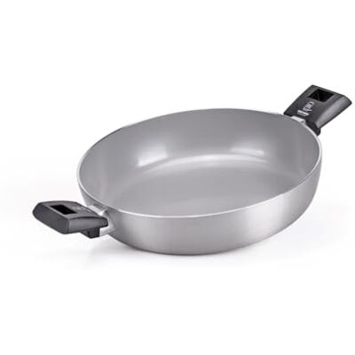 Moneta Innova Kochtopf 28 cm, natürliche Beschichtung FineGres (NO PFAS), auch für Induktion, 100% Made in Italy Moneta Innova Kochtopf 28 cm, natürliche Beschichtung FineGres (NO PFAS), auch für Induktion, 100% Made in Italy