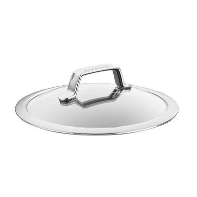SCANPAN TechnIQ Glasdeckel 22 cm mit Stahlrand, Universell einsetzbar SCANPAN TechnIQ Glasdeckel 22 cm mit Stahlrand, Universell einsetzbar