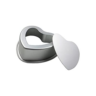 DUO 3/5/6/8/10 Zoll herzförmiger aluminiumlegierung Schokoladenkuchenpfanne mit Abnehmbarer unterer Kuchen Zinn Backform (5 inch) DUO 3/5/6/8/10 Zoll herzförmiger aluminiumlegierung Schokoladenkuchenpfanne mit Abnehmbarer unterer Kuchen Zinn Backform (5 inch)