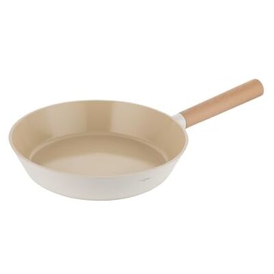 Florina Nube Aluminium Bratpfanne 28 cm Induktionsgeeignet Kratzfeste Keramikbeschichtung Soft-Touch-Holzoptik-Griff Hitzebeständig Für alle Herdarten Leicht zu Reinigen Florina Nube Aluminium Bratpfanne 28 cm Induktionsgeeignet Kratzfeste Keramikbeschichtung Soft-Touch-Holzoptik-Griff Hitzebeständig Für alle Herdarten Leicht zu Reinigen