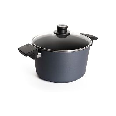 WOLL Diamond Lite Gusstopf - 20cm, Schwarz, Backofenfest WOLL Diamond Lite Gusstopf - 20cm, Schwarz, Backofenfest