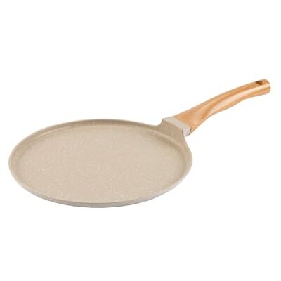 Florina Aluminium Pfannkuchenpfanne OSLO 28cm I Keramische Antihaftbeschichtung I Verformungs- und beschädigungssicher I Hitzebeständig Bratpfanne geeignet für Induktions- Gas- und Elektrokochfelder Florina Aluminium Pfannkuchenpfanne OSLO 28cm I Keramische Antihaftbeschichtung I Verformungs- und beschädigungssicher I Hitzebeständig Bratpfanne geeignet für Induktions- Gas- und Elektrokochfelder