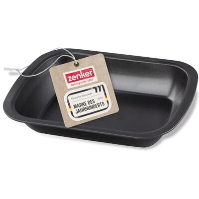 Zenker Schwarze Stahlbackform - Hoher Rand 34x25x6cm - Backform Zenker Schwarze Stahlbackform - Hoher Rand 34x25x6cm - Backform