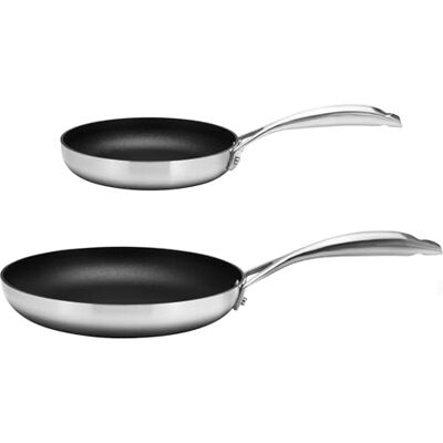 SCANPAN CS+ Pfannen-Set 2-tlg., 20+28 cm, Stratanium+, 5-Schicht, Edelstahl SCANPAN CS+ Pfannen-Set 2-tlg., 20+28 cm, Stratanium+, 5-Schicht, Edelstahl