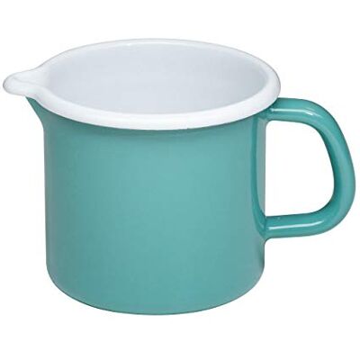 Riess , 0039-110, Schnabeltopf ø 10cm, NATURE GREEN MEDIUM, Grün, Emaille, Vol. (rec.): 0,8 Liter, Made in Österreich, LBH: 16,3x11,3x10,0cm, 0,320kg, Kanne mit Henkel, Deckel, Gasherd geeignet Riess , 0039-110, Schnabeltopf ø 10cm, NATURE GREEN MEDIUM, Grün, Emaille, Vol. (rec.): 0,8 Liter, Made in Österreich, LBH: 16,3x11,3x10,0cm, 0,320kg, Kanne mit Henkel, Deckel, Gasherd geeignet