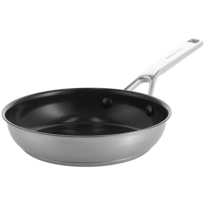 KitchenAid Advanced Stainless Steel Bratpfanne 24 cm, Keramik-Antihaft Keramische Antihaftbeschichtung, Edelstahl, Induktion, ofenfest bis 220 °C und spülmaschinengeeignet KitchenAid Advanced Stainless Steel Bratpfanne 24 cm, Keramik-Antihaft Keramische Antihaftbeschichtung, Edelstahl, Induktion, ofenfest bis 220 °C und spülmaschinengeeignet
