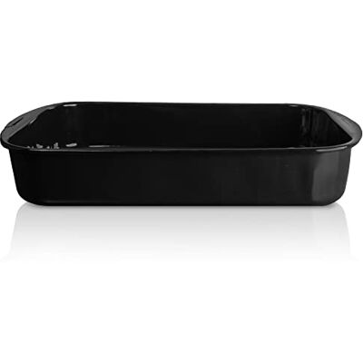 Krüger Haushaltswaren Krüger Emaille Universal-Auflaufform 36 x 25,5 cm Mit Emaille-Griffen 5,5 Liter Für Aufläufe, Braten & Kuchen PFAS-frei Schnitt- & kratzfest Geschmacksneutral Backofenfest bis 220°C Krüger Haushaltswaren Krüger Emaille Universal-Auflaufform 36 x 25,5 cm Mit Emaille-Griffen 5,5 Liter Für Aufläufe, Braten & Kuchen PFAS-frei Schnitt- & kratzfest Geschmacksneutral Backofenfest bis 220°C