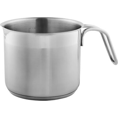 GRÄWE Kochtopf, 1,5 l, spülmaschinengeeignet, Topf für Induktion, klein, Edelstahl, Michtopf, Ø 14 cm, Serie Pro-Line GRÄWE Kochtopf, 1,5 l, spülmaschinengeeignet, Topf für Induktion, klein, Edelstahl, Michtopf, Ø 14 cm, Serie Pro-Line