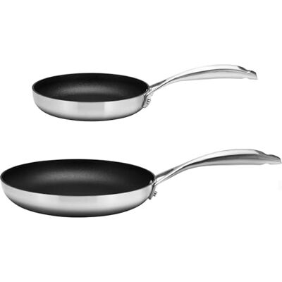 SCANPAN CS+ Pfannen-Set 2-tlg., 20+26 cm, Stratanium+, 5-Schicht, Edelstahl SCANPAN CS+ Pfannen-Set 2-tlg., 20+26 cm, Stratanium+, 5-Schicht, Edelstahl
