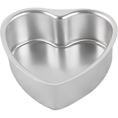 DUO 3/6/8 Zoll Herzform Aluminiumlegierung Kuchenform for DIY. Mousse Gebäckform Back Pan Tool (3inch) DUO 3/6/8 Zoll Herzform Aluminiumlegierung Kuchenform for DIY. Mousse Gebäckform Back Pan Tool (3inch)