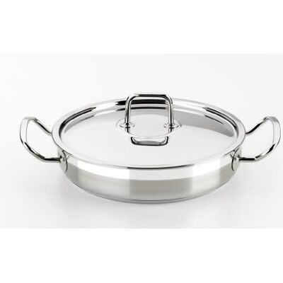 BRA Profesional Drehspieß mit Deckel, 30 cm, Edelstahl 18/10 BRA Profesional Drehspieß mit Deckel, 30 cm, Edelstahl 18/10