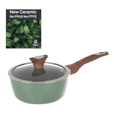 KASANOVA - New Ceramic - Grün - 20 cm - Saucepan KASANOVA - New Ceramic - Grün - 20 cm - Saucepan