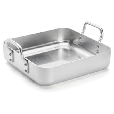 DE BUYER 7664.30 Rechteckige Bratplatte Aus Aluminium 30Cm, Silber DE BUYER 7664.30 Rechteckige Bratplatte Aus Aluminium 30Cm, Silber