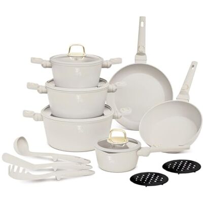 Berlinger Haus Kochgeschirr-Set mit Titanbeschichtung 15-teilig Sahara Collection Vielseitig und Umweltfreundlich Berlinger Haus Kochgeschirr-Set mit Titanbeschichtung 15-teilig Sahara Collection Vielseitig und Umweltfreundlich