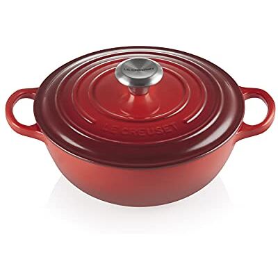 LE CREUSET Signature La Marmite Gusseisen mit Deckel, 24 cm, 3,1 Liter, Kirschrot, 21114240600430 LE CREUSET Signature La Marmite Gusseisen mit Deckel, 24 cm, 3,1 Liter, Kirschrot, 21114240600430