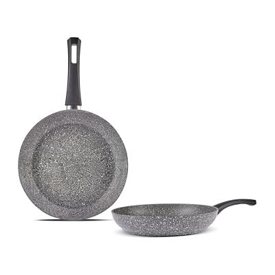 KARACA Gris Biogranit Pfannenset, 2-teilig Perfekte Küchenbegleiter für müheloses Kochen KARACA Gris Biogranit Pfannenset, 2-teilig Perfekte Küchenbegleiter für müheloses Kochen