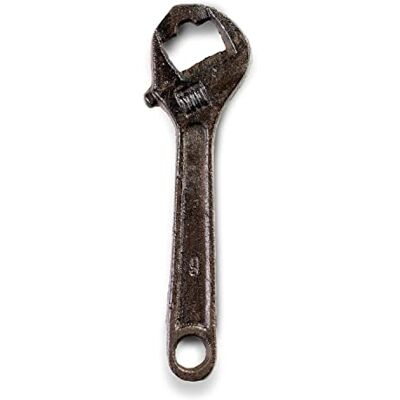 DONKEY Products Flaschenöffner „Karl-Heinz“ – lustiger Rollgabelschlüssel aus Eisen, ca. 17 x 6,5 x 0,5 cm, Feierabend-Kollektion, originelles Geschenk für Handwerker & Bierliebhaber, 200517 DONKEY Products Flaschenöffner „Karl-Heinz“ – lustiger Rollgabelschlüssel aus Eisen, ca. 17 x 6,5 x 0,5 cm, Feierabend-Kollektion, originelles Geschenk für Handwerker & Bierliebhaber, 200517