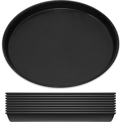 GRÄWE 10er Set Pizzablech Ø 40 cm, rundes Pizza Backblech aus Blaublech, unbeschichtet, hitzebeständig bis 400 °C, Made in Germany GRÄWE 10er Set Pizzablech Ø 40 cm, rundes Pizza Backblech aus Blaublech, unbeschichtet, hitzebeständig bis 400 °C, Made in Germany