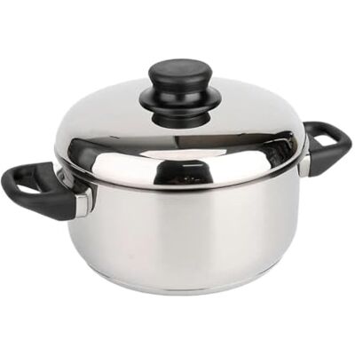 Baumalu Primo Bratentopf Edelstahl Ø24 cm Alle Herdarten inkl. Induktion, Dreifachboden, feste Bakelitgriffe, mit Deckel, robuste Serie, gleichmäßige Wärme Baumalu Primo Bratentopf Edelstahl Ø24 cm Alle Herdarten inkl. Induktion, Dreifachboden, feste Bakelitgriffe, mit Deckel, robuste Serie, gleichmäßige Wärme