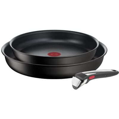 Tefal Ingenio Eco Resist On Kochgeschirr, 3 p, stapelbar, Induktion, leicht zu reinigen, Antihaftbeschichtung, Kochstartanzeige, gesundes Kochen, L7679302 Tefal Ingenio Eco Resist On Kochgeschirr, 3 p, stapelbar, Induktion, leicht zu reinigen, Antihaftbeschichtung, Kochstartanzeige, gesundes Kochen, L7679302