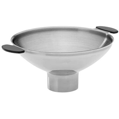 Westmark Einmach-/Marmeladentrichter mit langem Einfüllstutzen, Einfüllstutzen-Durchmesser: 3,8 cm (innen), Rostfreier Edelstahl, Silber, 12452260 Westmark Einmach-/Marmeladentrichter mit langem Einfüllstutzen, Einfüllstutzen-Durchmesser: 3,8 cm (innen), Rostfreier Edelstahl, Silber, 12452260
