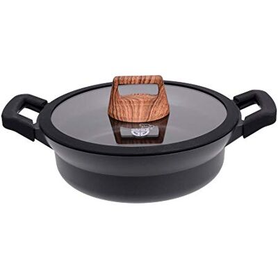 GRÄWE Servierpfanne 24 cm, Aluguss, Antihaftbeschichtung, induktionsgeeignet, Serie Alu-Line, PFAS- und PFOA-frei GRÄWE Servierpfanne 24 cm, Aluguss, Antihaftbeschichtung, induktionsgeeignet, Serie Alu-Line, PFAS- und PFOA-frei