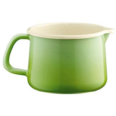 Riess , 0672-036, Schnabeltopf Ø 12cm, SMARAGD, Emaille, Vol. (rec.): 1,0 Liter, Made in Österreich, LBH: 19,0x13,6x11,0cm, 0,450kg, Induktionskocher kompatibel, Gasherd geeignet, Spülmaschinenfest Riess , 0672-036, Schnabeltopf Ø 12cm, SMARAGD, Emaille, Vol. (rec.): 1,0 Liter, Made in Österreich, LBH: 19,0x13,6x11,0cm, 0,450kg, Induktionskocher kompatibel, Gasherd geeignet, Spülmaschinenfest