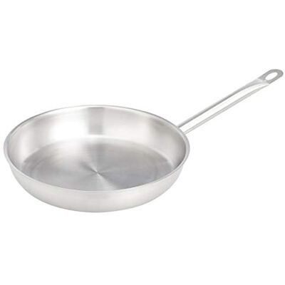 Amazon Bratpfanne, Edelstahl mit Aluminiumbeschichtung, 28 cm, Silber Amazon Bratpfanne, Edelstahl mit Aluminiumbeschichtung, 28 cm, Silber