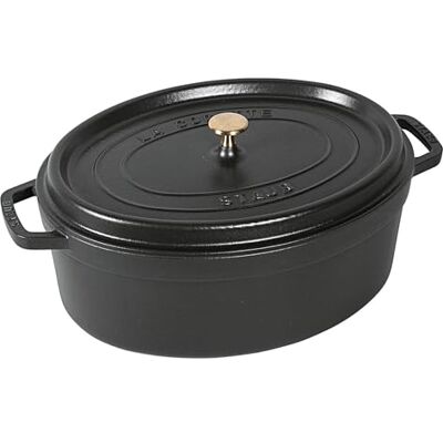STAUB 40506-370-0 Cocotte 37cm schwarz (1 Stück) STAUB 40506-370-0 Cocotte 37cm schwarz (1 Stück)
