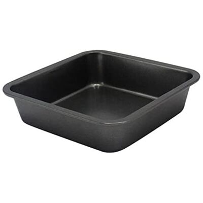 DUO Aluminiumlegierung Square Kuchenform Kuchen Pan Fächer for Küchenbackenwerkzeug (Black) DUO Aluminiumlegierung Square Kuchenform Kuchen Pan Fächer for Küchenbackenwerkzeug (Black)