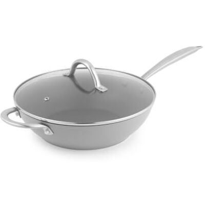 SALTER Aerotech Professional Wok, antihaftbeschichtet, 28 cm Geschmiedeter Aluminiumkörper, Aerotech-Antihaftbeschichtung innen, PFOA-freie Beschichtung, ofenfest bis 220°C SALTER Aerotech Professional Wok, antihaftbeschichtet, 28 cm Geschmiedeter Aluminiumkörper, Aerotech-Antihaftbeschichtung innen, PFOA-freie Beschichtung, ofenfest bis 220°C